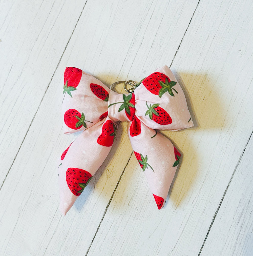 Puffy Bow Keychains