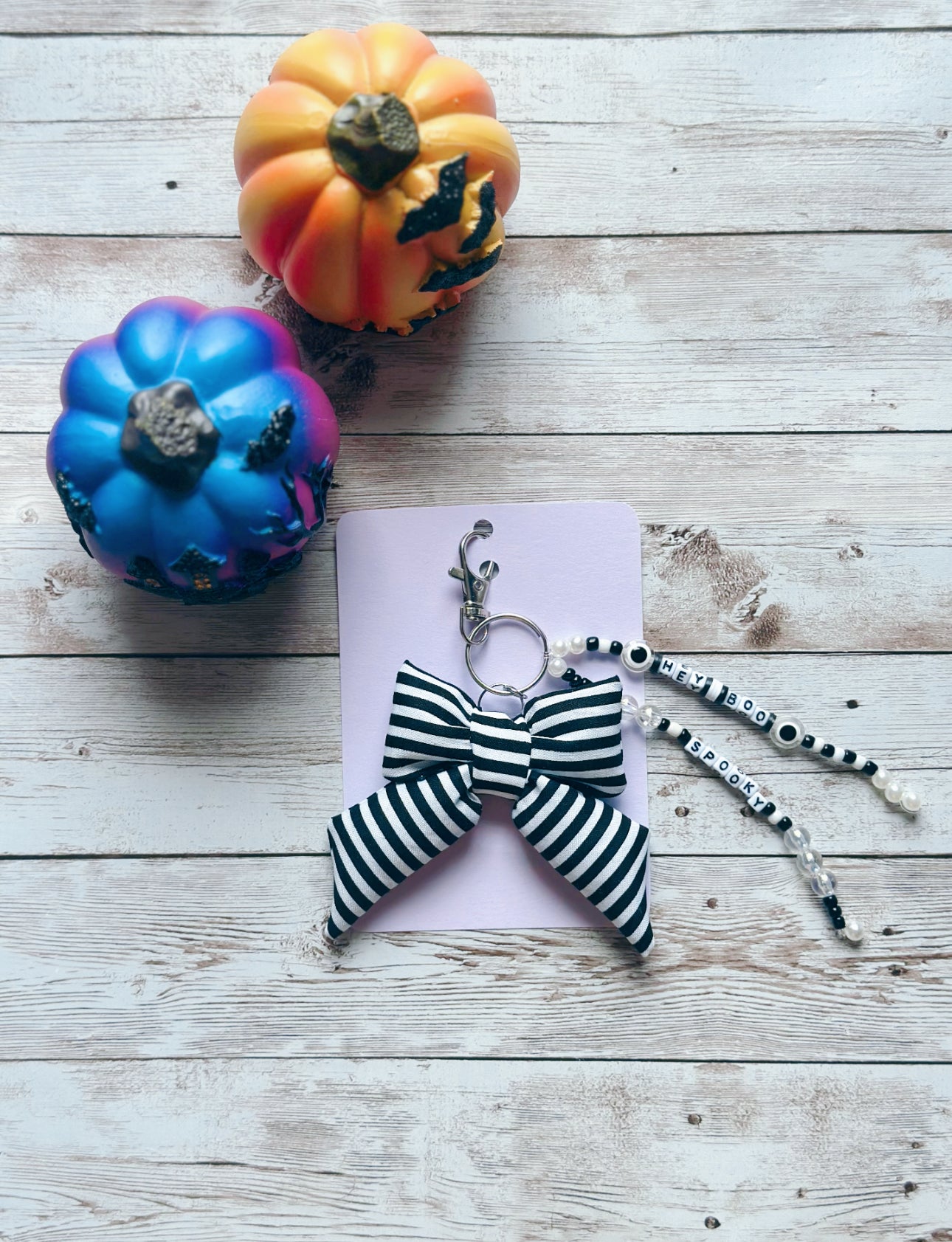 Halloween Custom beads and Puffy Keychains