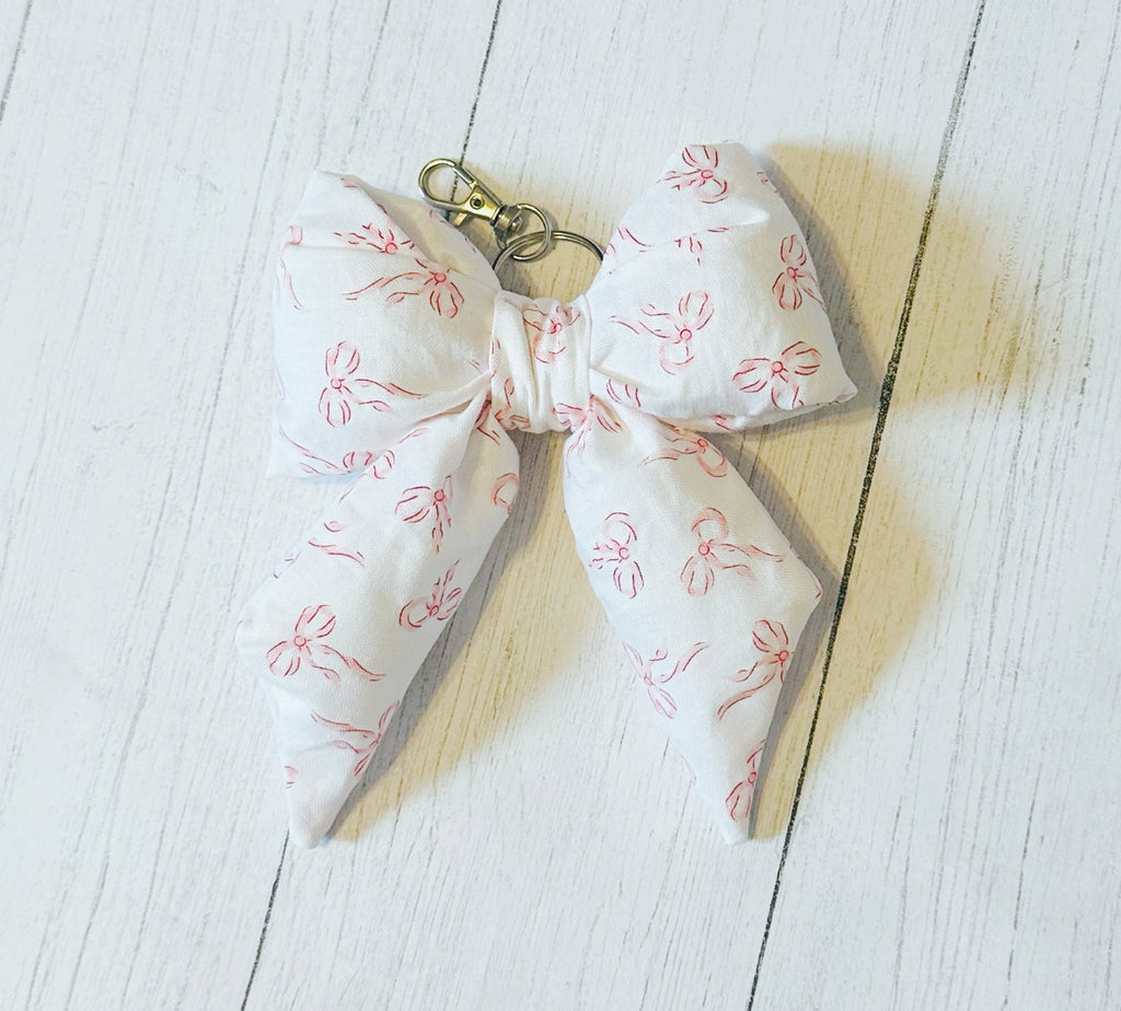 Puffy Coquette Bow Keychains