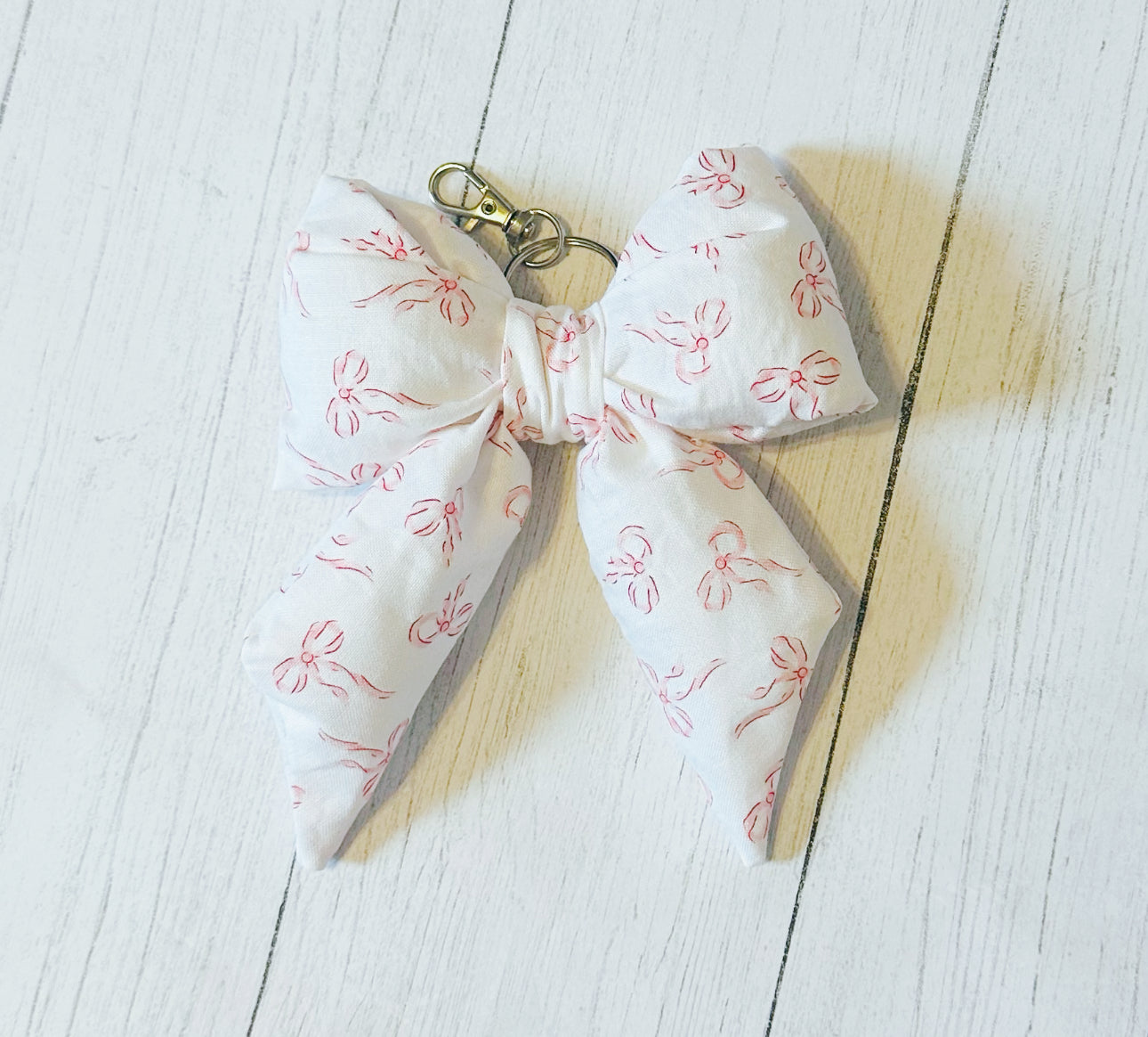 Puffy Coquette Bow Keychains
