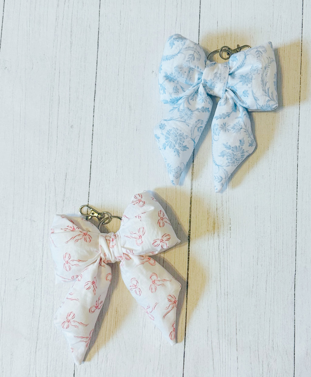 Puffy Coquette Bow Keychains