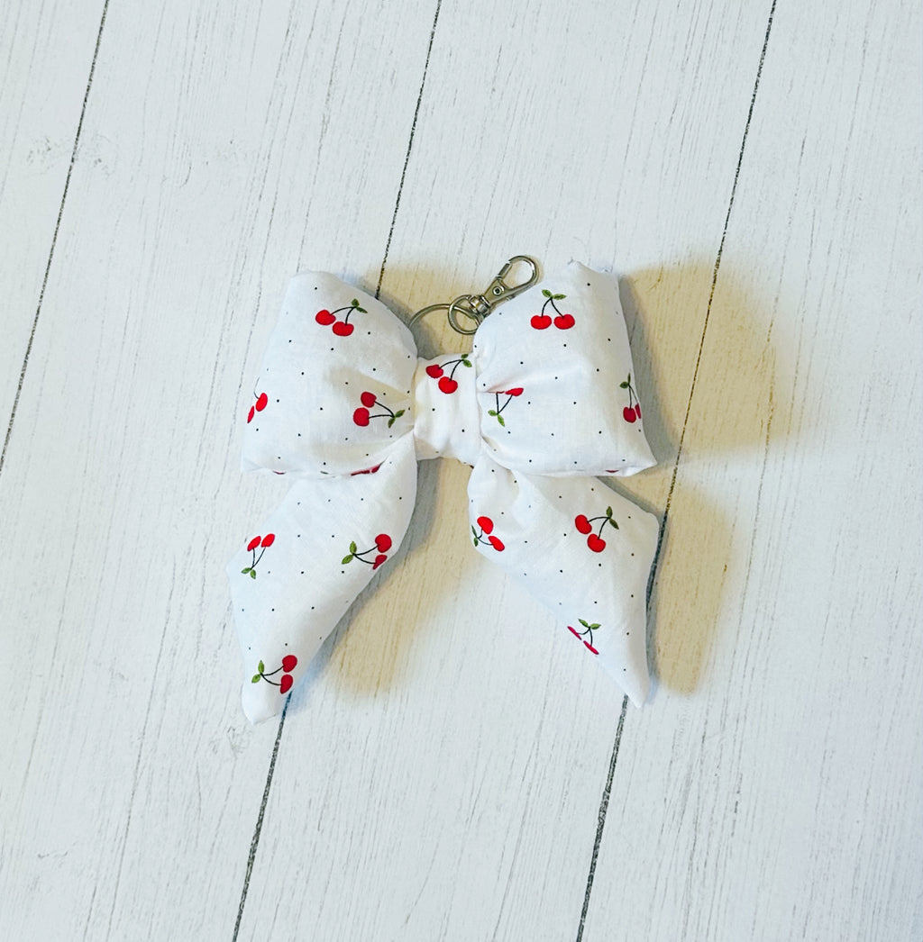Puffy Bow Keychains