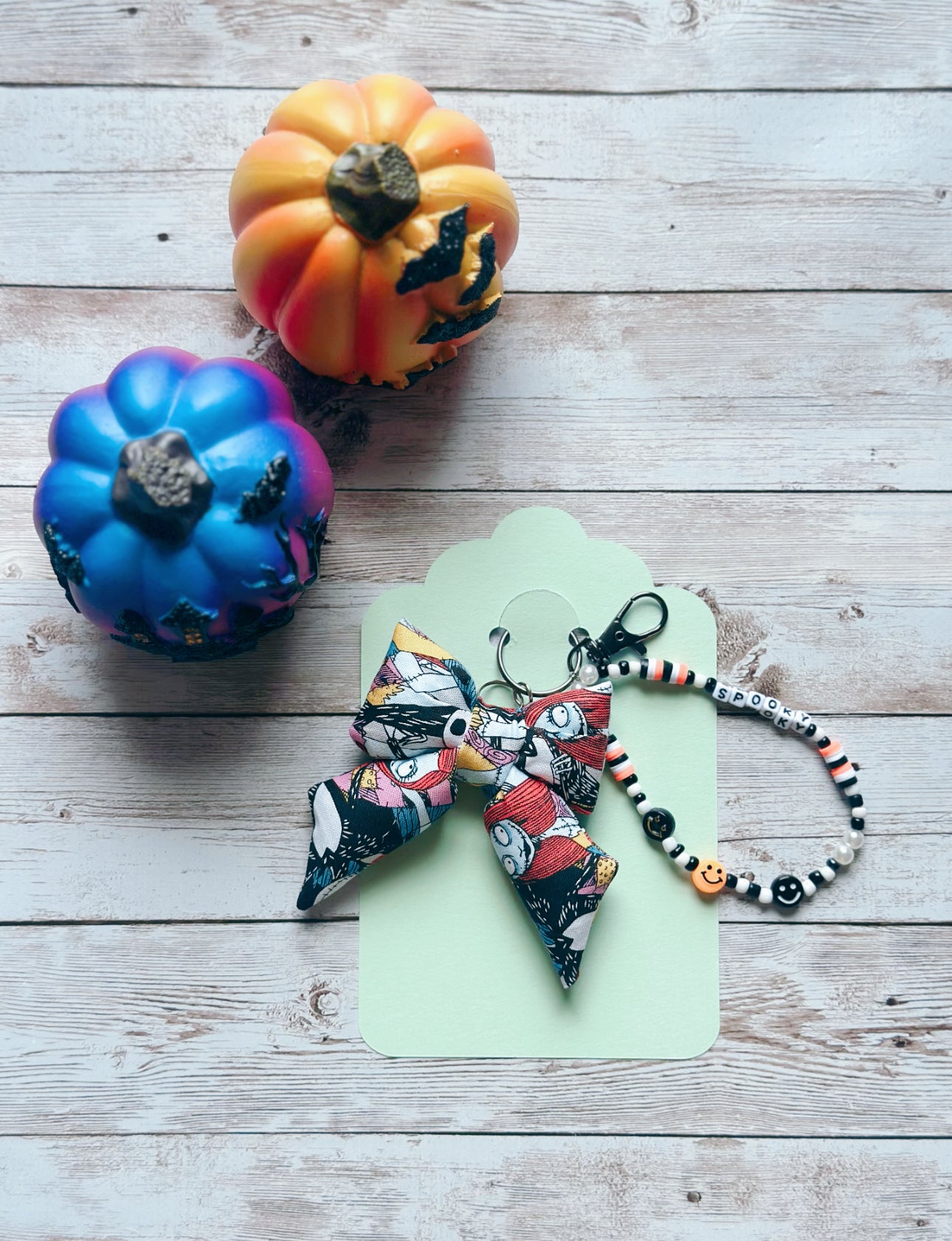 Halloween Custom beads and Puffy Keychains